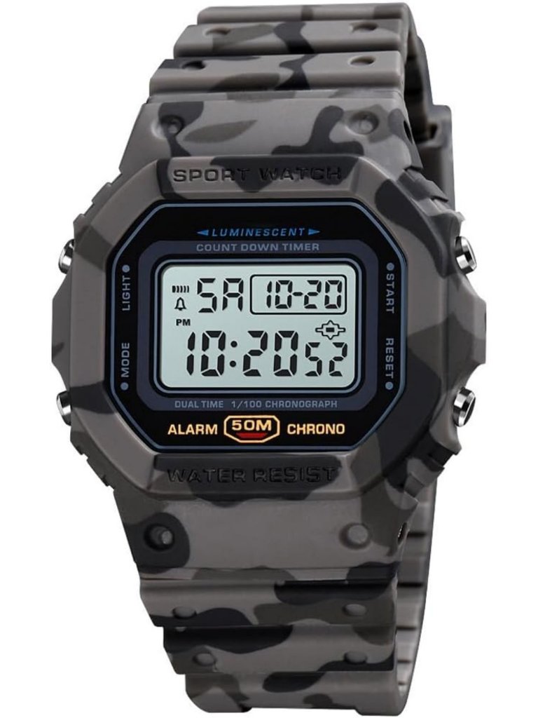 Stylish Waterproof Digital Watch For Men Women Led Date Alarm Stopwatch Stylish Waterproof Digital Watch For Men Women Led Date Alarm Stopwatch